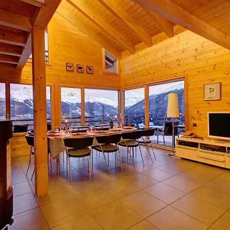 샬레 Stylish With Sauna In Heremence 레 콜론